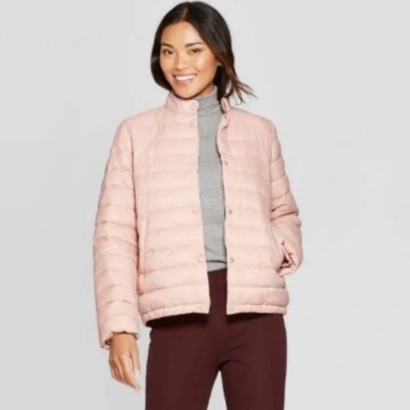 A new day puffer jacket nude size large super soft cozy and comfortable - Picture 1 of 6